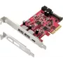 Renkforce tarjeta controladora USB 3.1 PCIe x1 de 1+4 puertos RF-4541492