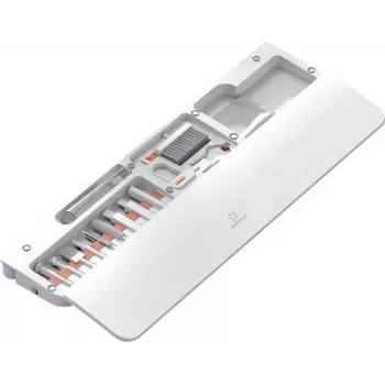 Renkforce Set de limpieza de 22 piezas con reposamuñecas ergonómico para teclado y soporte integrado para smartphone, Blanco RF-7260828