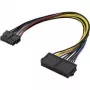 Renkforce cable adaptador de corriente ATX de 14 pines a 24 pines 0,25 m multicolor 1430710