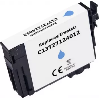 Cartucho de tinta cian compatible Renkforce para Epson T2712 27XL (alta capacidad, 1100 páginas) RF-ET2712XLC RF-6922900