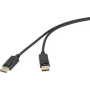 Renkforce Cable DisplayPort 2 m negro 4K UHD RF-6830474
