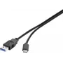 Renkforce RF-3241262 cable USB 3.2 Gen 1 USB-A a USB-C 0,3 m negro