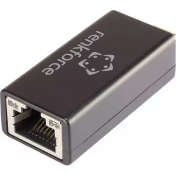 Renkforce RF-3386050 adaptador USB-C a RJ-45 Gigabit Ethernet negro
