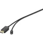 Renkforce RF-4538166 cable adaptador USB-C a DisplayPort 1,8 m negro 4K@60Hz