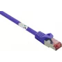 Renkforce RF-4724918 Cable de conexión Cat6 S/FTP RJ45, 1 m, Violeta