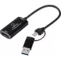 Renkforce RF-4KVC-100 Sistema de captura de vídeo USB Plug and Play 4K HDMI a USB 3.0 Full HD 1080p60 Tarjeta de captura RF-6048350