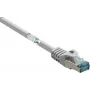 Renkforce RF-5047494 cable patch CAT 6a S/FTP, RJ45, 0,5 m, gris, protección de pestaña, ignífugo