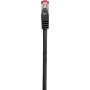 Renkforce RF-5469256 Cable de red CAT 6 S/FTP, RJ45, 2 m, negro, snagless, contactos dorados, ignífugo