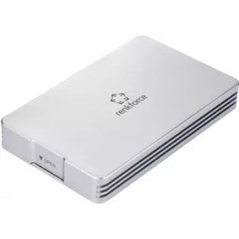 Renkforce RF-5587612 Caja para SSD NVMe M.2 USB4, sin herramientas, aluminio, negro