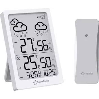 Renkforce RF-6416472 estación meteorológica inalámbrica blanca