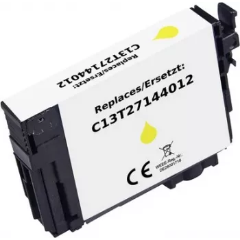 Renkforce RF-6922904 Cartucho de tinta amarilla compatible de alta capacidad para Epson 27XL (T2714, C13T27144012)