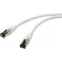 Renkforce RF-7106496 latiguillo CAT 8.1 S/FTP RJ45, 5 m, blanco