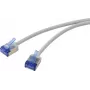 Renkforce RF-7116934 latiguillo de red Cat6a U/FTP Slim 10m gris