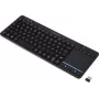 Renkforce RF-WLTKB-300 Teclado inalámbrico Neerlandés QWERTY Negro con touchpad integrado (RF-6904036)
