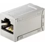 Renkforce acoplador adaptador de red RJ45, CAT 6a, apantallado, blanco (RF-4562732)