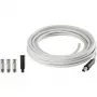 Renkforce SKB 488-20 cable coaxial 20 m blanco 75 ohmios doble apantallado