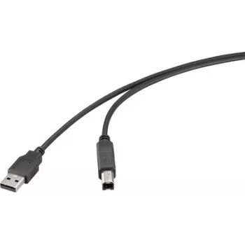 Renkforce Cable USB 2.0 USB-A macho a USB-B macho 2 m negro RF-6830428