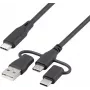 Renkforce cable de carga USB 2.0 USB-C 3 m negro RF-6615910