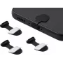 Renkforce Protector antipolvo USB-C para dispositivos móviles, set de 3 piezas, negro (RF-7260818)