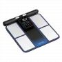 RENPHO MorphoScan MSC01 Báscula, Negro/Plata, USB-C, Bluetooth