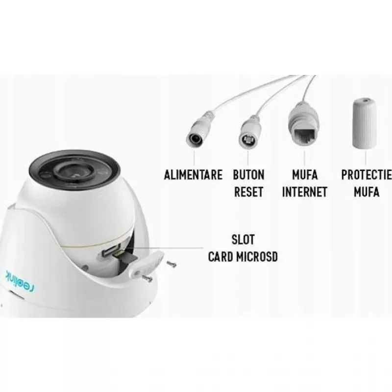 Reolink P344 cámara domo 12MP PoE con búsqueda de vídeo por IA