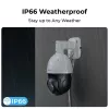 Reolink P850 cámara de seguridad inteligente 4K 8MP PoE PTZ con zoom óptico 16X, 5,3-86mm, para exterior, Micro SD hasta 256GB, blanca