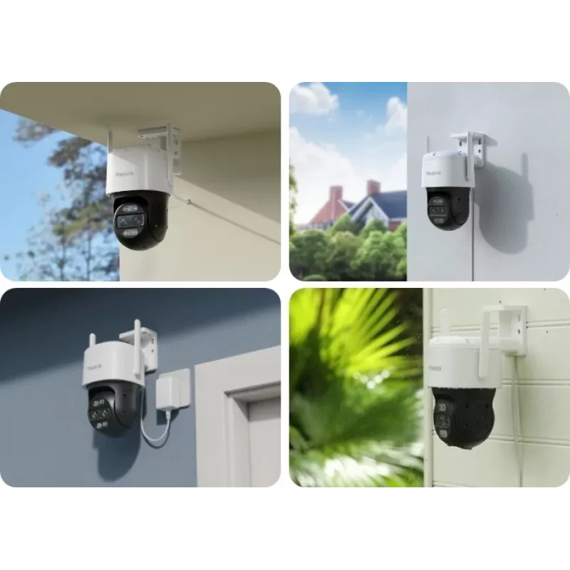 Reolink TrackMix Series W760 Cámara de seguridad 4K PTZ Wi-Fi 6 de doble objetivo