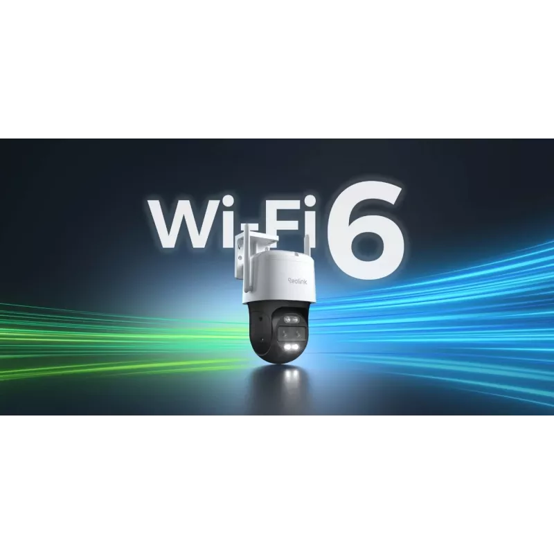 Reolink TrackMix Series W760 Cámara de seguridad 4K PTZ Wi-Fi 6 de doble objetivo
