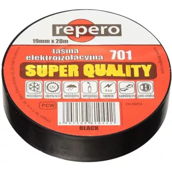 REPERO 701 cinta aislante de PVC gris 19 mm x 20 m