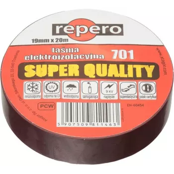 REPERO 701 cinta aislante de PVC marrón 19mm x 20m