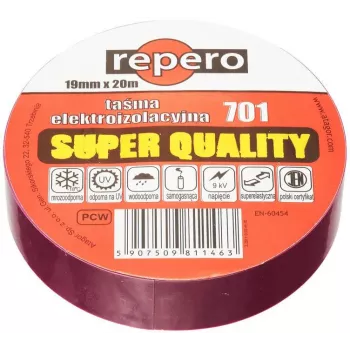 REPERO 701 Cinta aislante de PVC violeta 19mm x 20m