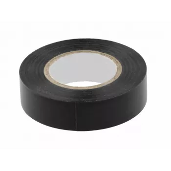REPERO 711E Cinta aislante de PVC negra 15 mm x 10 m