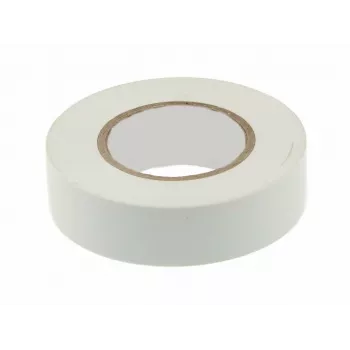 REPERO 711E Cinta aislante de PVC blanca 19mm x 20m