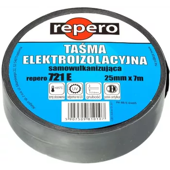 REPERO 721E cinta autovulcanizante 19 mm x 3 m negra EPR