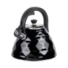 Tetera silbadora RESTO 3L acero inoxidable plata/negro 90610
