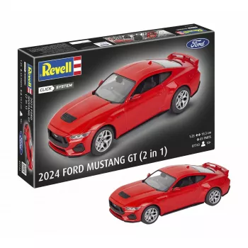 Revell 07743 2024 Ford Mustang GT Click-System 1:25 maqueta de plástico