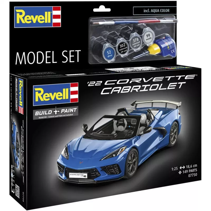 Revell Model Set Corvette C8 Cabriolet escala 1:25