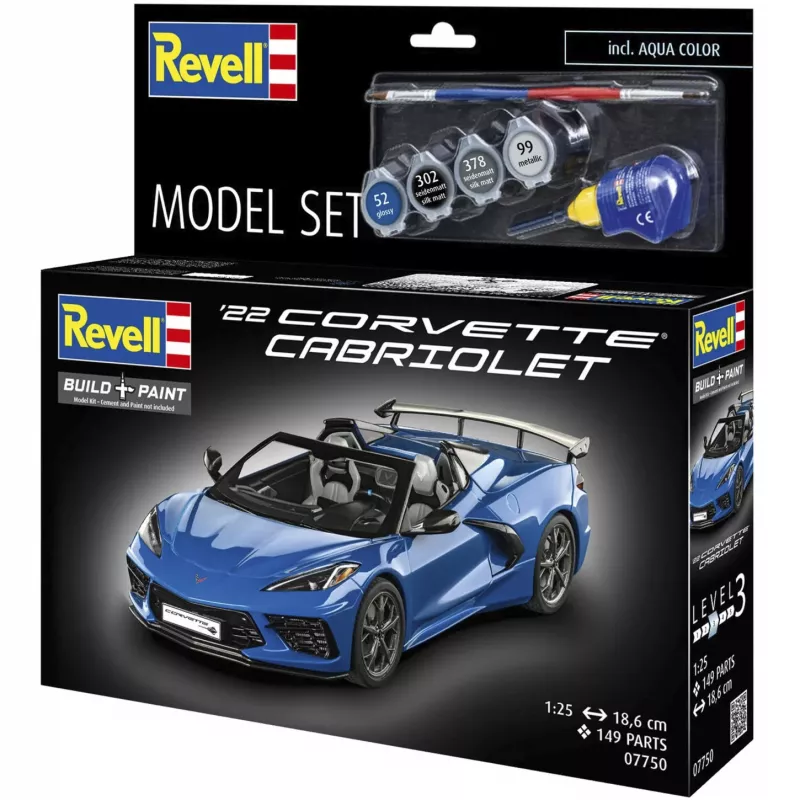 Revell Model Set Corvette C8 Cabriolet escala 1:25