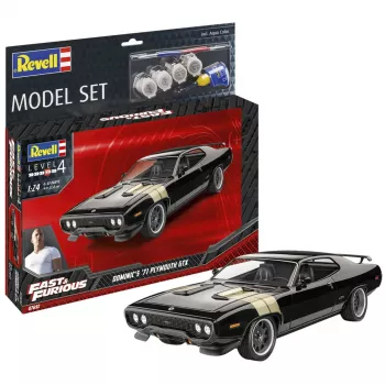 REVELL Model Set Fast & Furious - Dominic's 1971 Plymouth GTX (Escala 1:24)