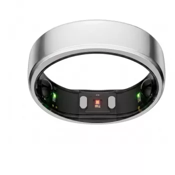 RingConn Smart Ring Gen2 Future Silver talla 8 – wearable de seguimiento del sueño, fitness y frecuencia cardíaca