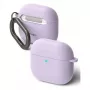 Ringke Funda AirPods 4 silicona lila claro