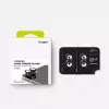 Ringke Marco de cámara pack de 2 para Samsung Galaxy Z Flip 8 - protector de objetivo de aleación de aluminio negro con cristal templado 9H