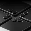 Ringke Marco de cámara pack de 2 para Samsung Galaxy Z Flip 8 - protector de objetivo de aleación de aluminio negro con cristal templado 9H
