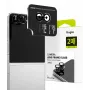 Ringke Marco de cámara pack de 2 para Samsung Galaxy Z Flip 8 - protector de objetivo de aleación de aluminio negro con cristal templado 9H