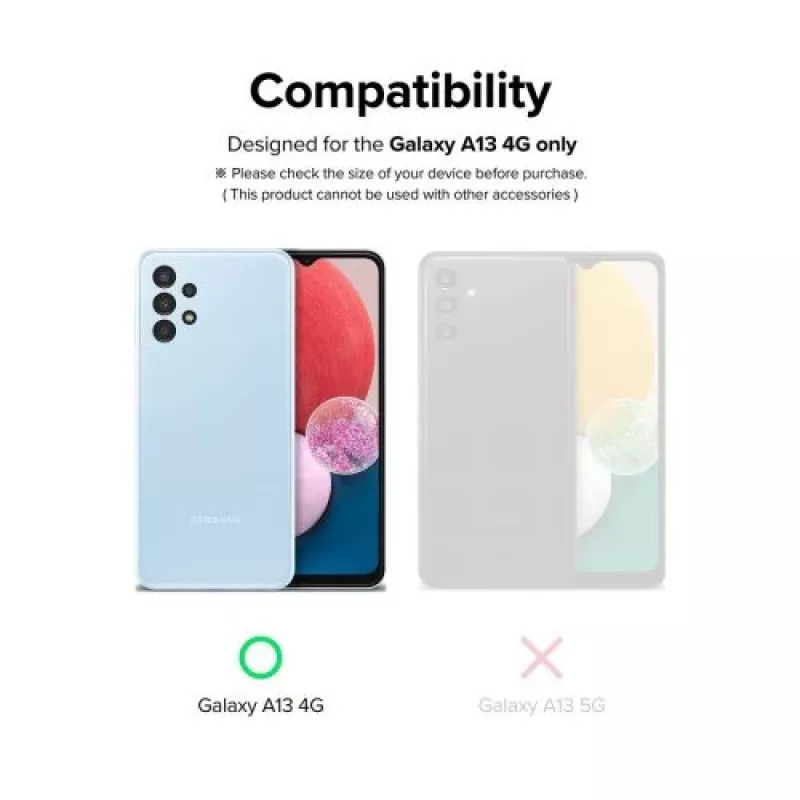 Ringke Galaxy A13 4G Protector de Cámara Cristal Full Cover (Pack de 3) Negro