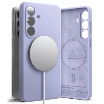 Ringke Funda Galaxy S26 Silicona Magnética Lavanda
