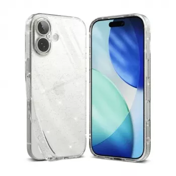 Funda Ringke iPhone 17 Air Glitter transparente