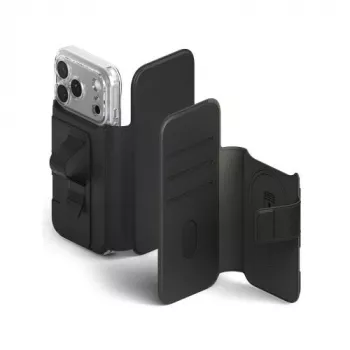 Funda cartera con agarre Folio Ringke para iPhone 17 Pro Magnetic negra