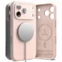 Funda de silicona magnética Ringke para iPhone 17 Pro Pink Sand