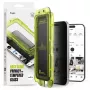 Protector de pantalla Ringke para iPhone 17 Premium Easy Slide Privacy cristal templado 9H con ayuda de instalación (pack de 2) transparente